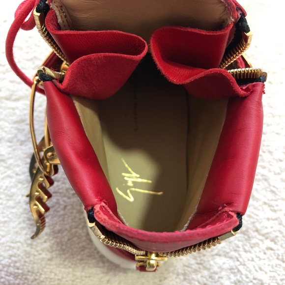 Giuseppe Zanotti Ski-Buckle High Top Sneaker - Picture 5 of 5